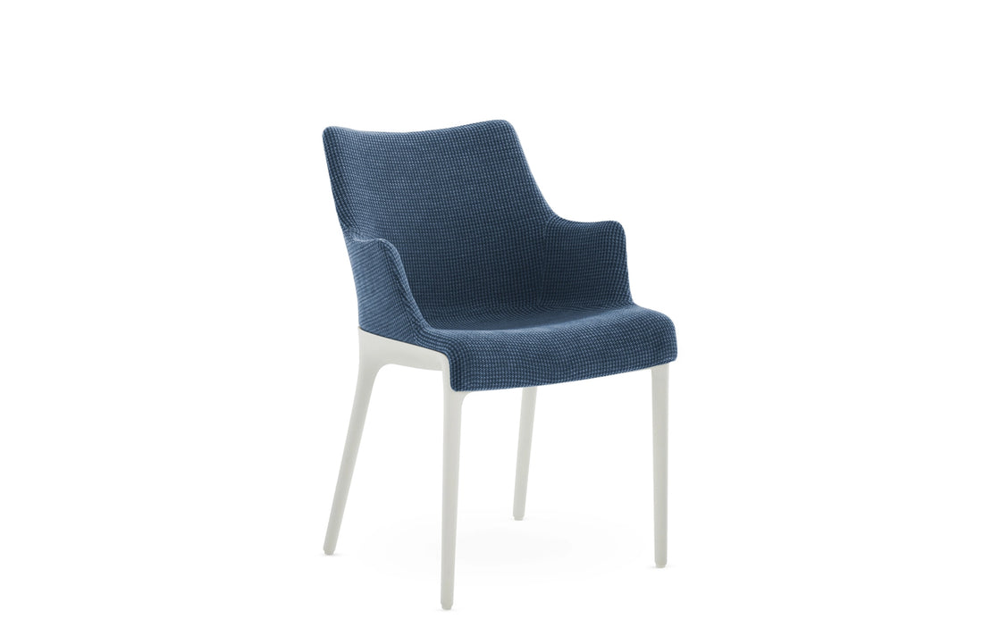 White / BRUMMEL Sky Blue Fabric