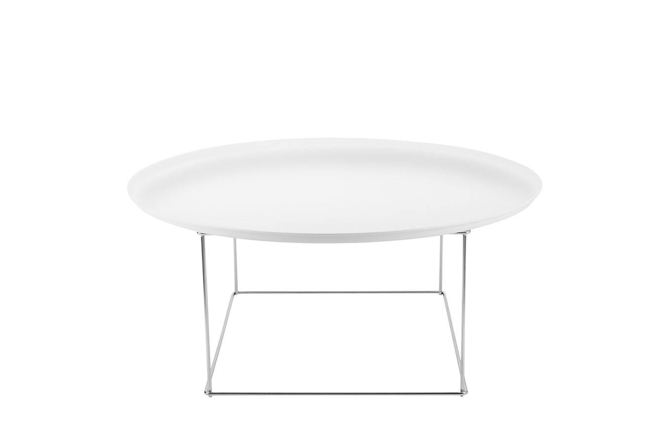 Fat-Fat Large Coffee Table - Chrome Frame-B&B Italia-Space Furniture AU

