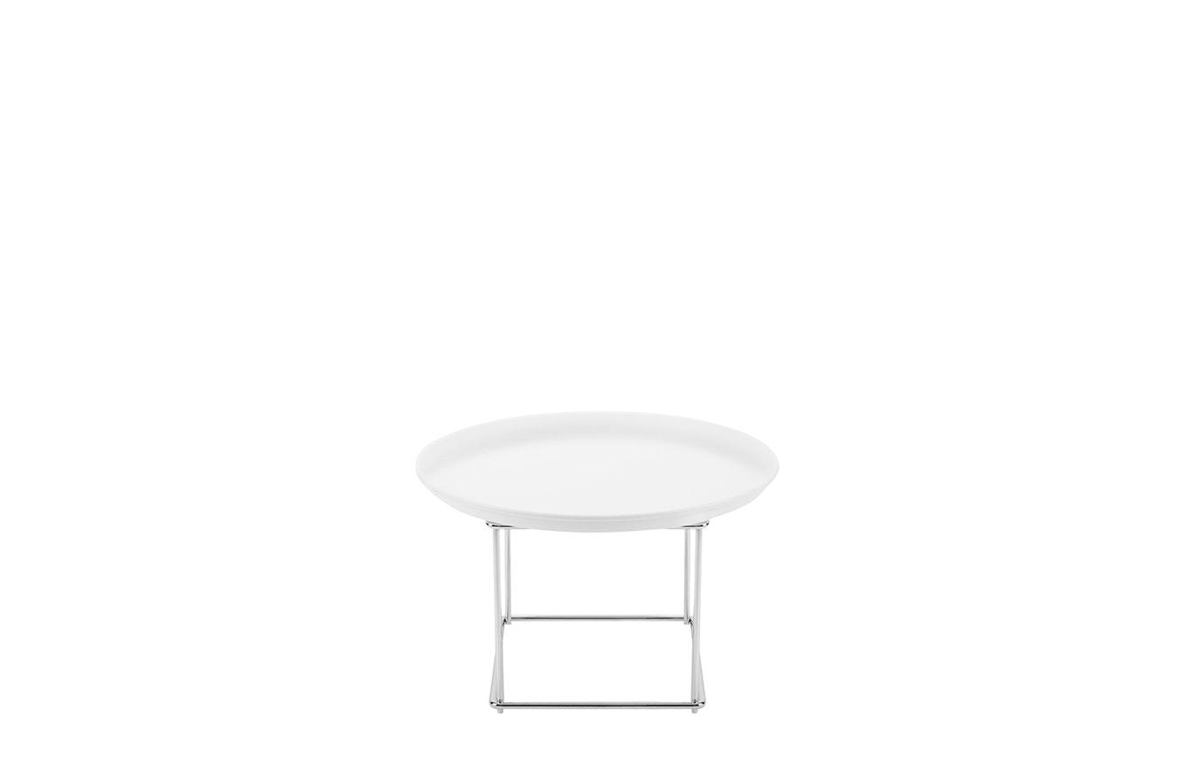 Fat-Fat Small Coffee Table - Chrome Frame-B&B Italia-Space Furniture AU
