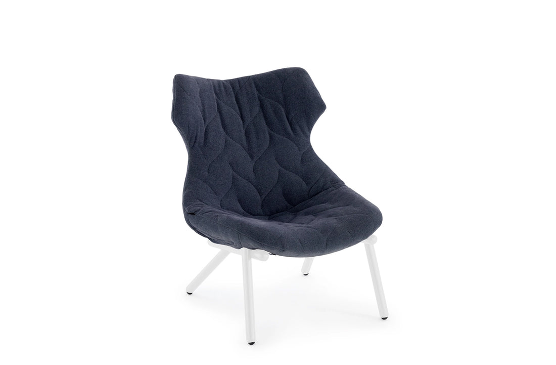 White / SKORPIOS Blue Fabric