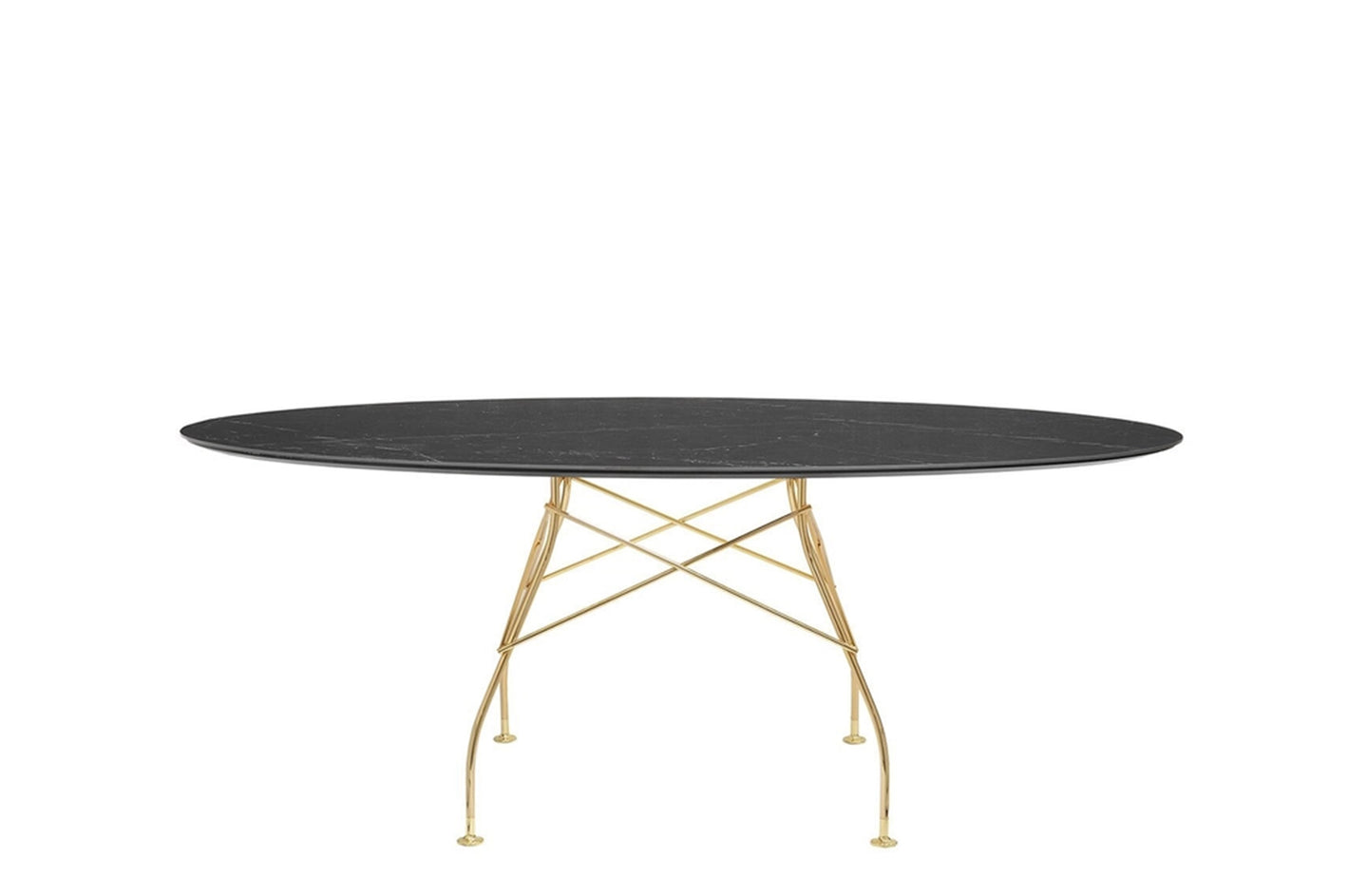 Glossy Oval Table - Stoneware-Kartell-Space Furniture AU
