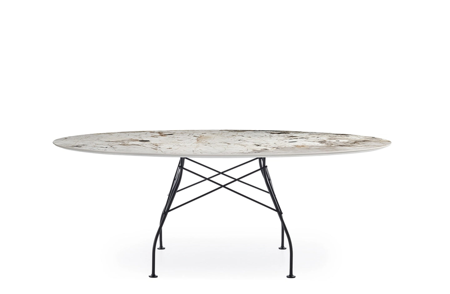 Glossy Oval Table - Stoneware-Kartell-Space Furniture AU
