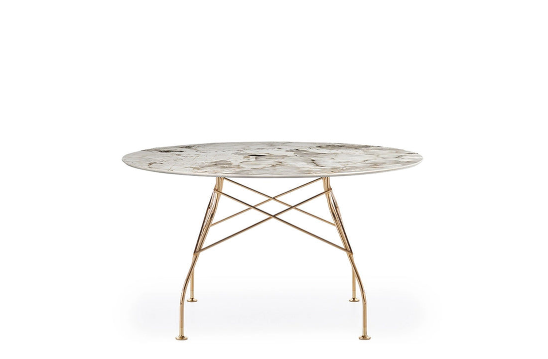 Gold / Nature Tundra Stoneware with Marble Finish