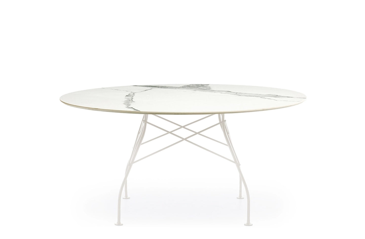 Glossy XXL Round Table - Stoneware-Kartell-Space Furniture AU
