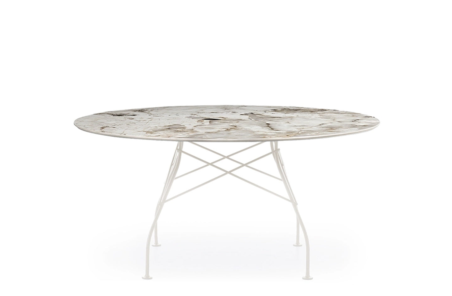 Glossy XXL Round Table - Stoneware-Kartell-Space Furniture AU
