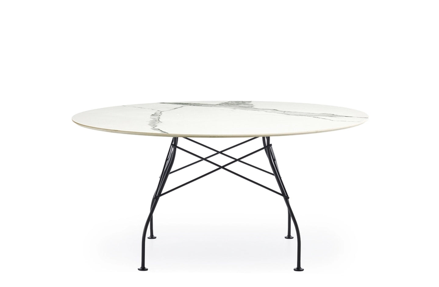 Glossy XXL Round Table - Stoneware-Kartell-Space Furniture AU
