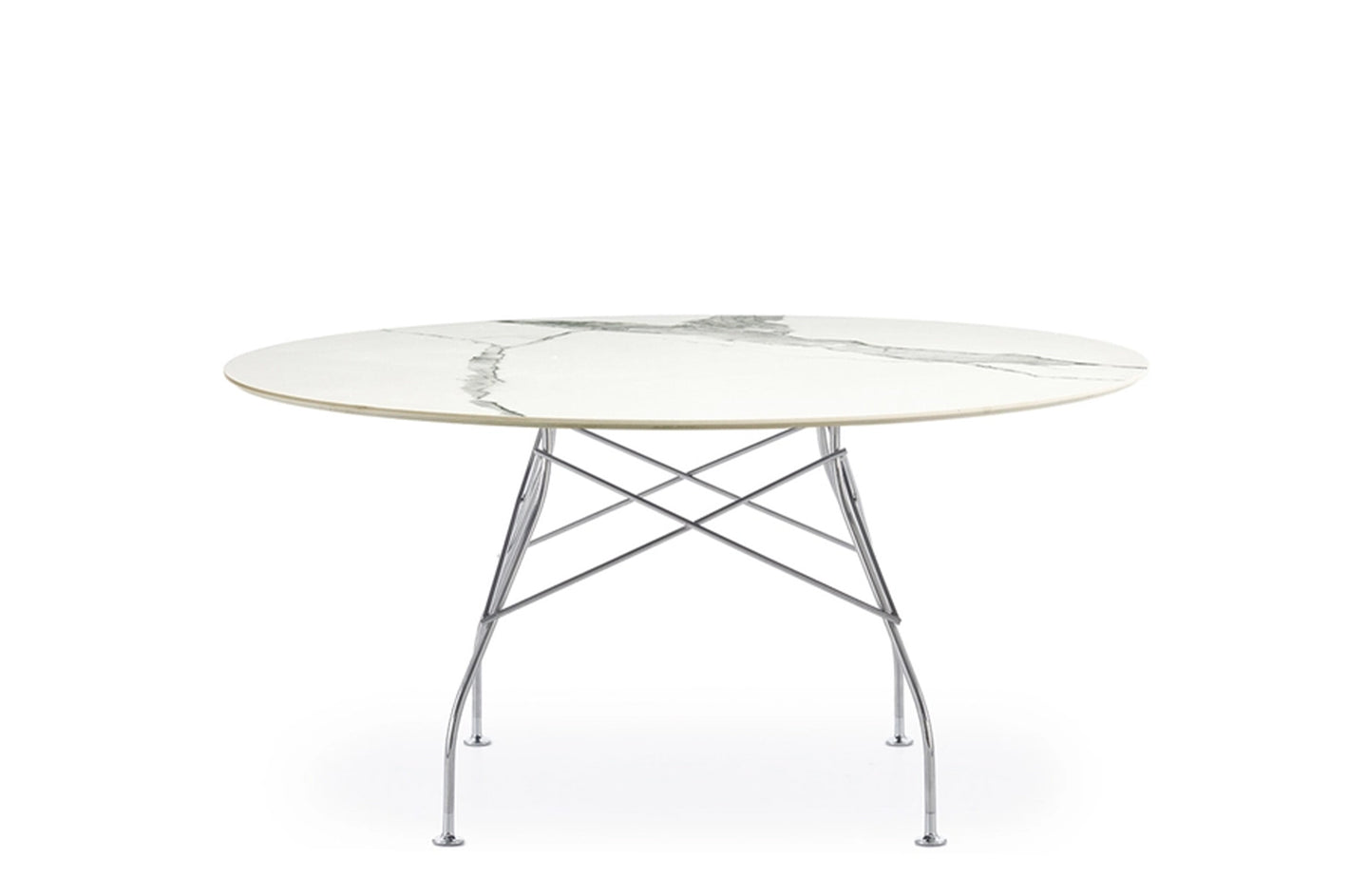 Glossy XXL Round Table - Stoneware-Kartell-Space Furniture AU
