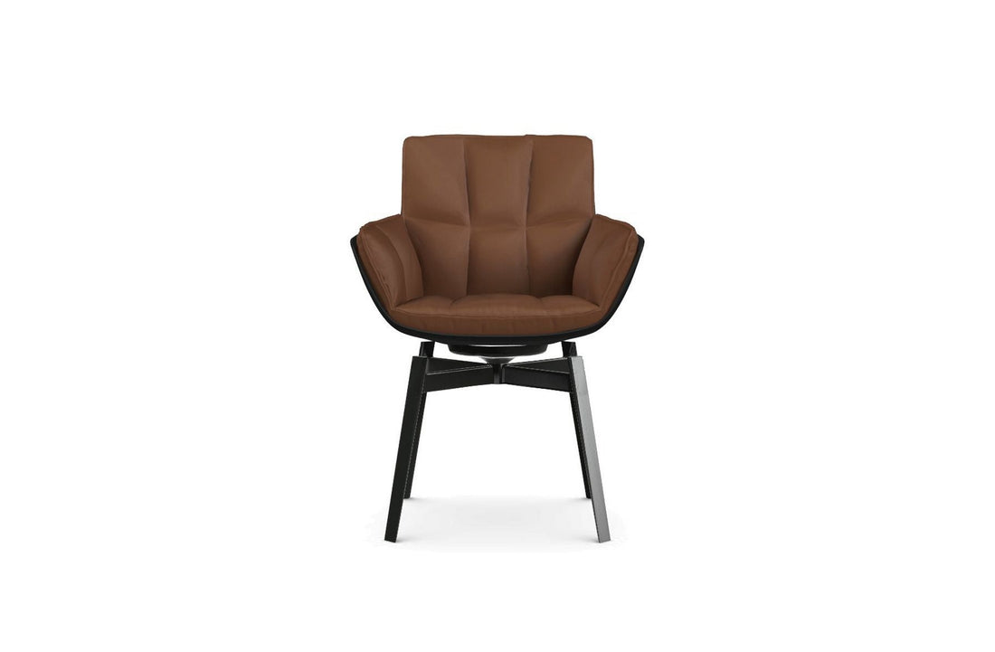 KOTO Cognac Leather / Anthracite Shell / Painted Black Chrome