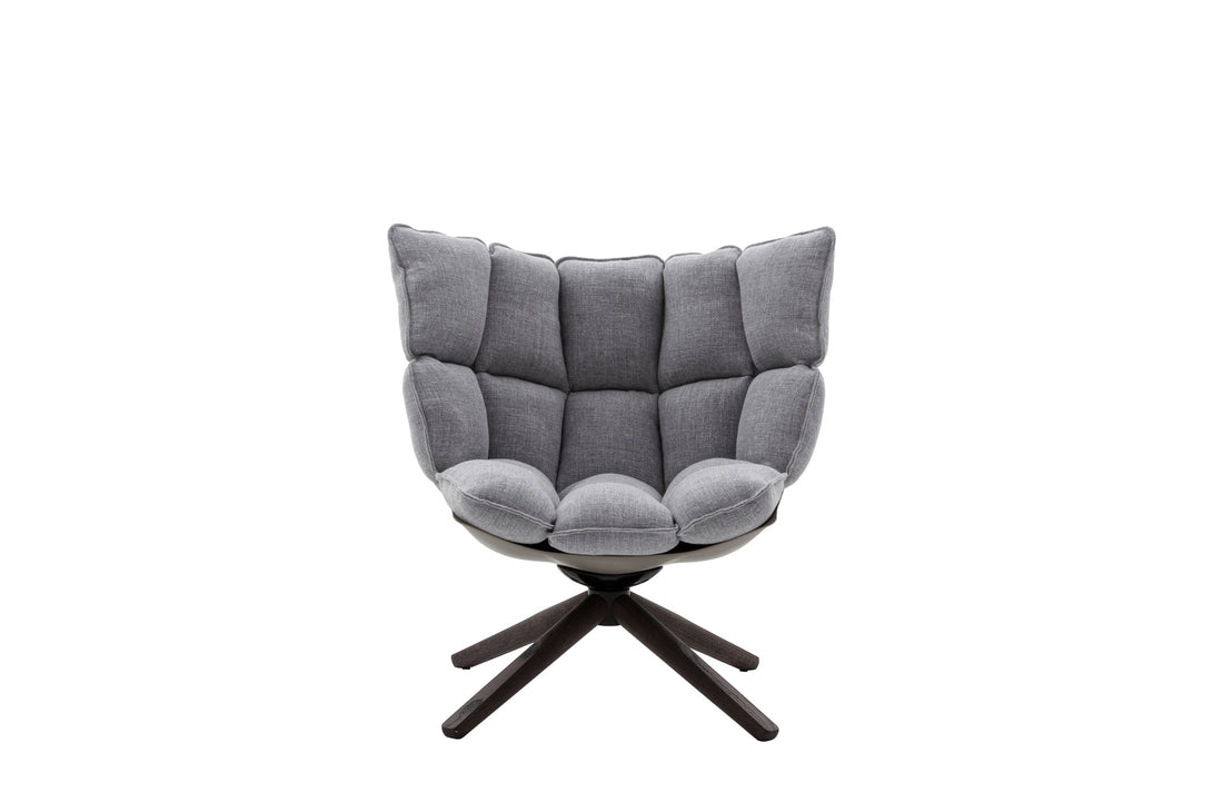 84x84x92 cm / LODI Light Grey Fabric / Dove Grey Shell/Grey Oak