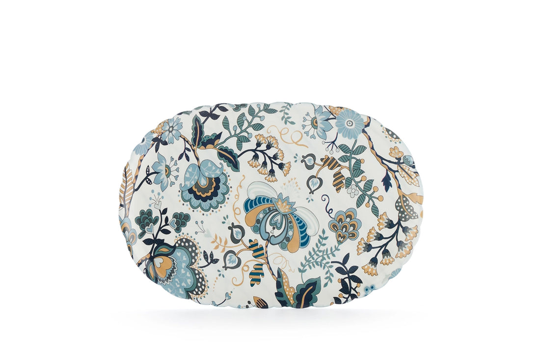Mabelle Cream/Light Blue