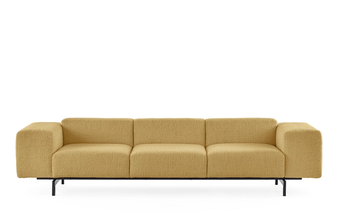 CURLY Acid Yellow Fabric / Cushions Sold Separately