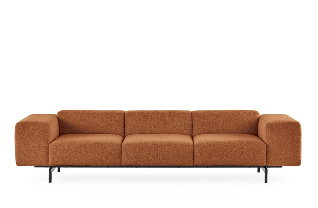 CURLY Orange Fabric / Cushions Sold Separately