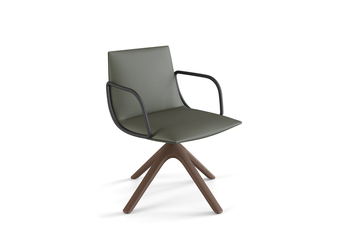 Noha Chair - Wooden Base-Viccarbe-Space Furniture AU