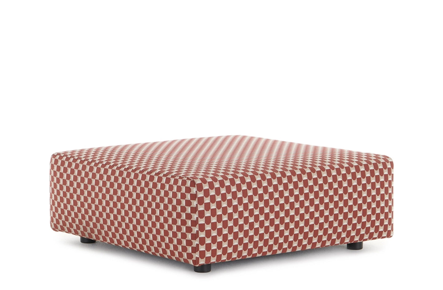 Plastics Outdoor Liberty Ottoman - Obi Check-Kartell-Space Furniture AU
