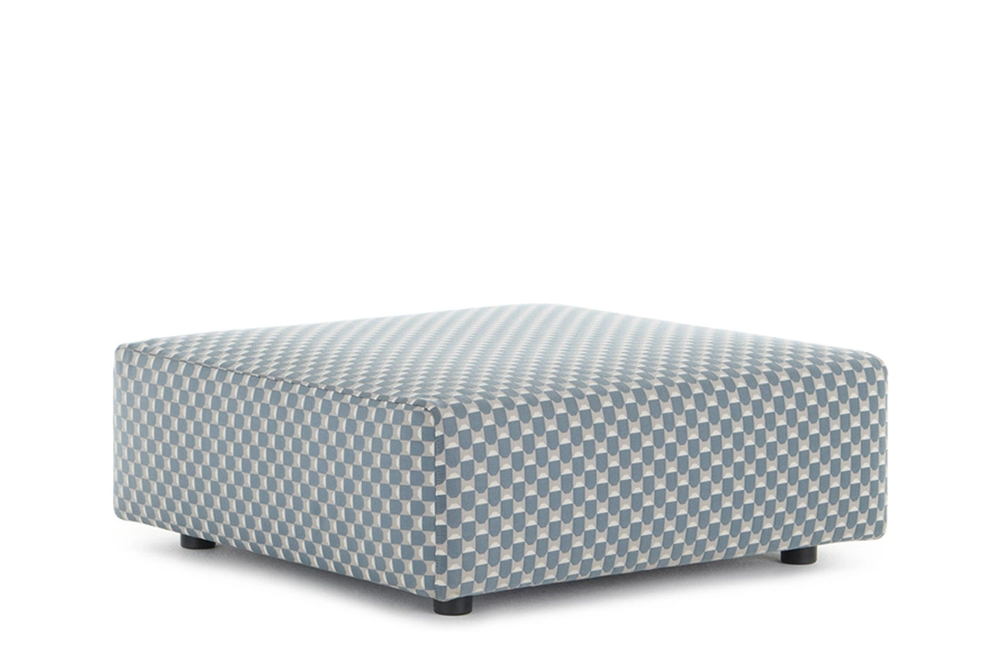 Plastics Outdoor Liberty Ottoman - Obi Check-Kartell-Space Furniture AU
