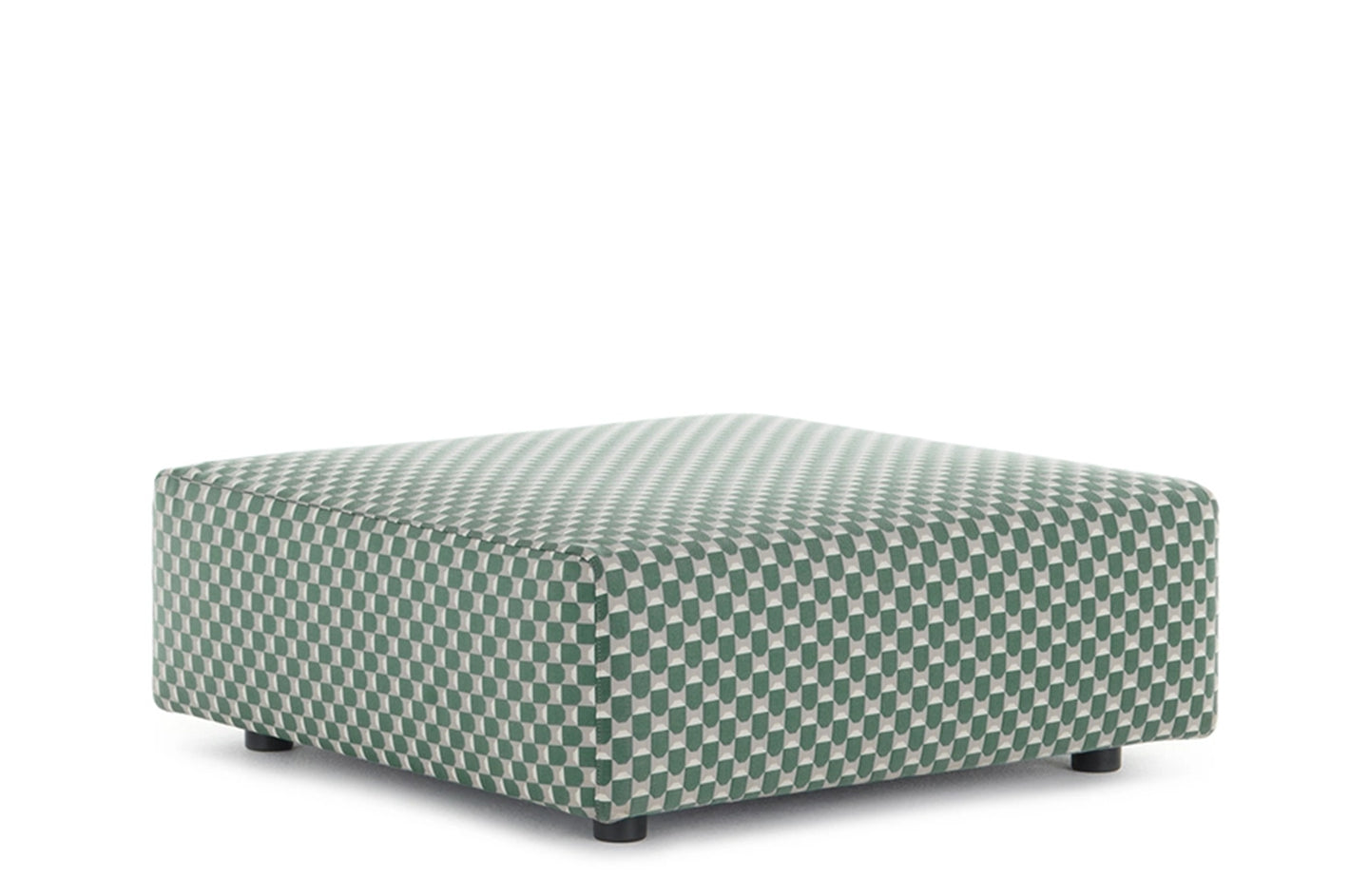 Plastics Outdoor Liberty Ottoman - Obi Check-Kartell-Space Furniture AU
