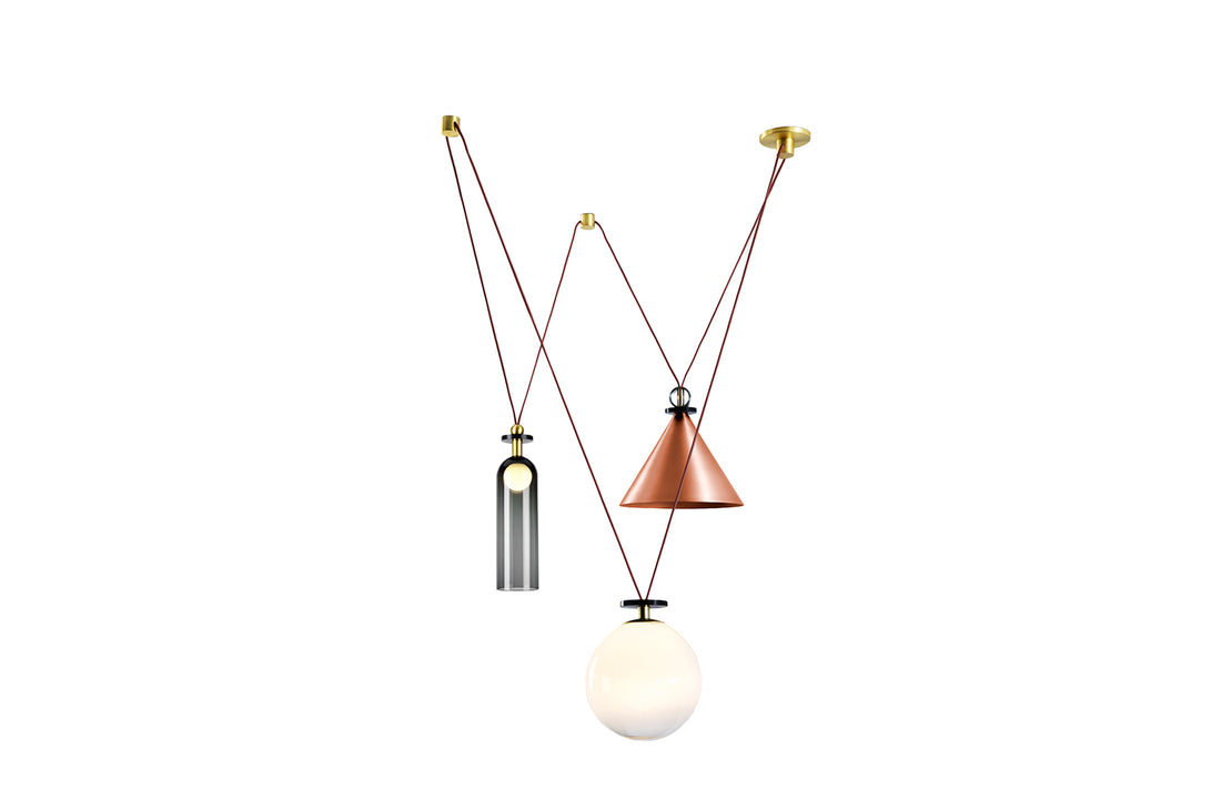 Shape Up 3-Piece Chandelier-Roll & Hill-Space Furniture AU