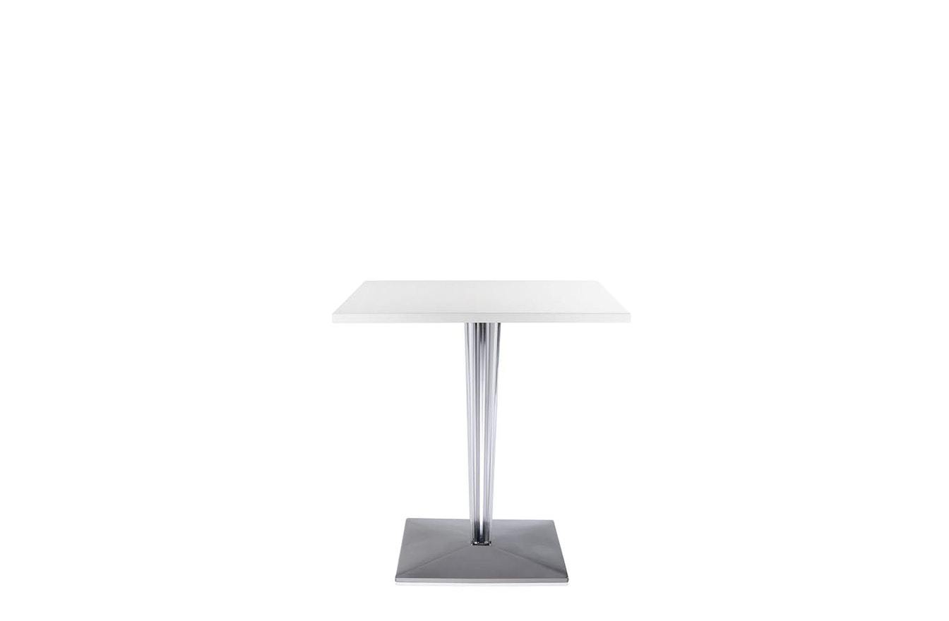 TopTop Large Square Table - Glossy Top - Square Leg
