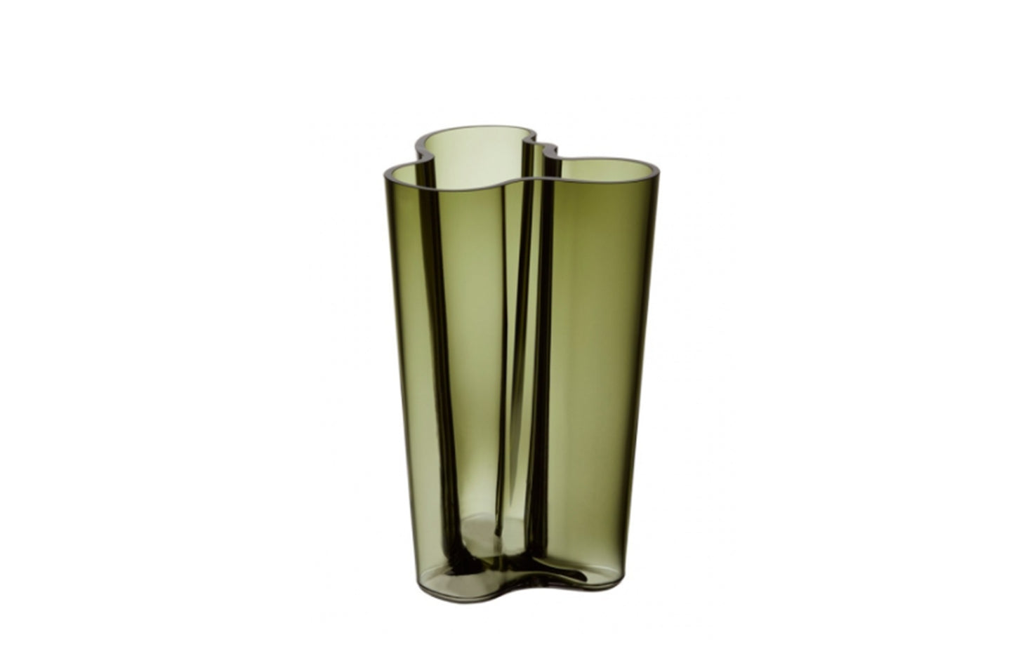 Aalto Vase 25.1cm Moss Green-Iittala-Space Furniture AU
