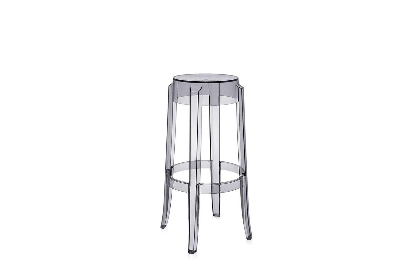 Charles Ghost Large Stool-Kartell-Space Furniture AU
