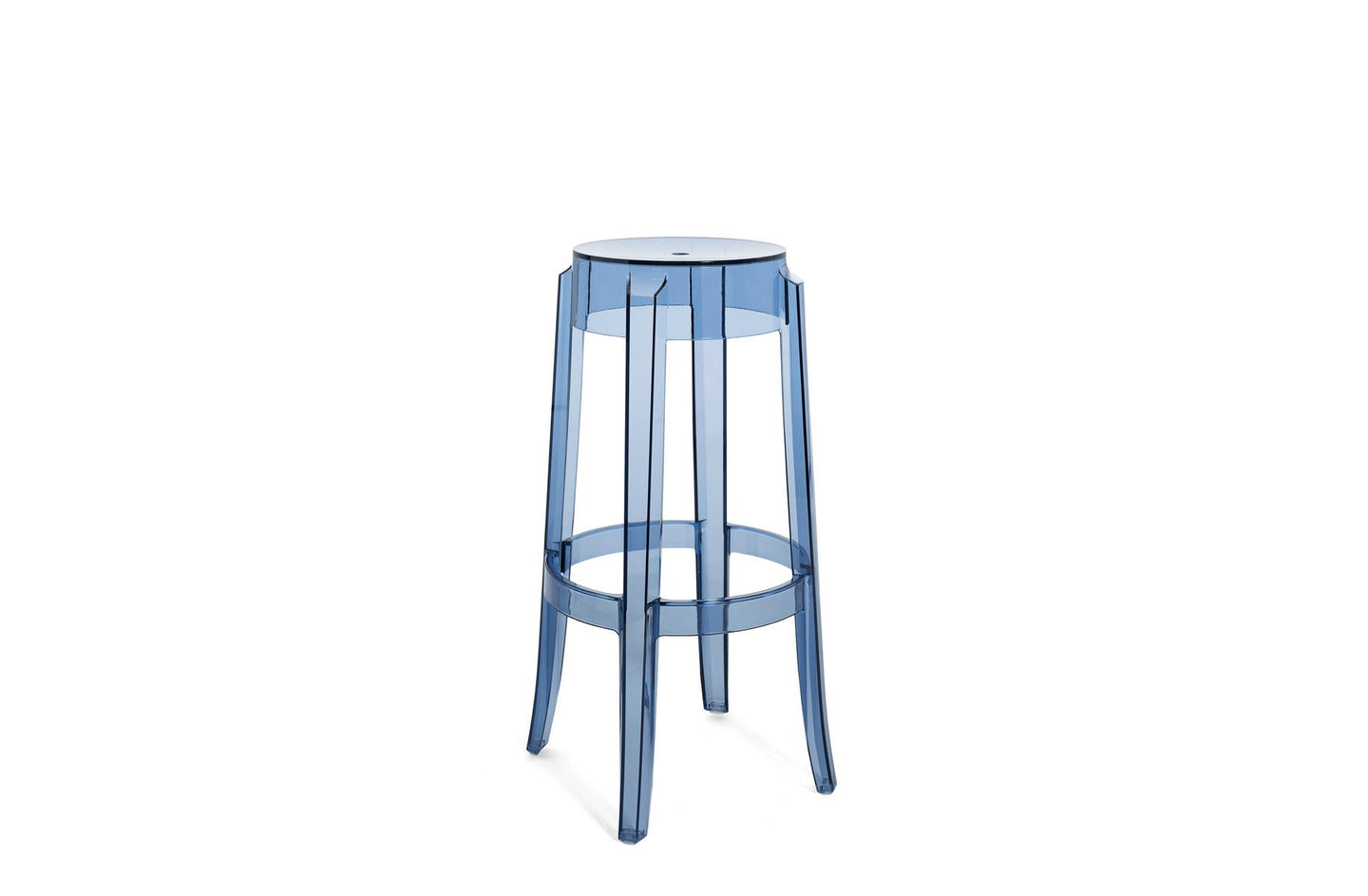 Charles Ghost Large Stool-Kartell-Space Furniture AU

