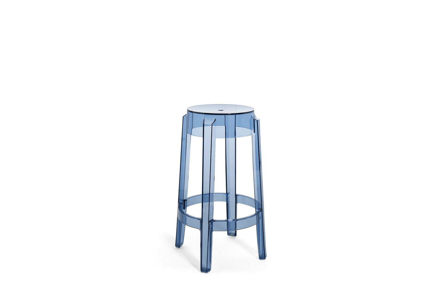 Charles Ghost Medium Stool-Kartell-Space Furniture AU
