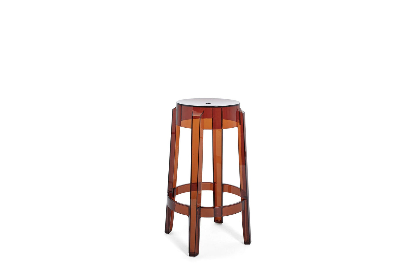 Charles Ghost Medium Stool-Kartell-Space Furniture AU
