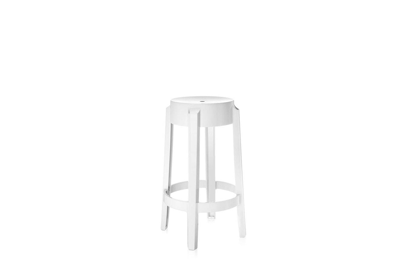 Charles Ghost Medium Stool-Kartell-Space Furniture AU
