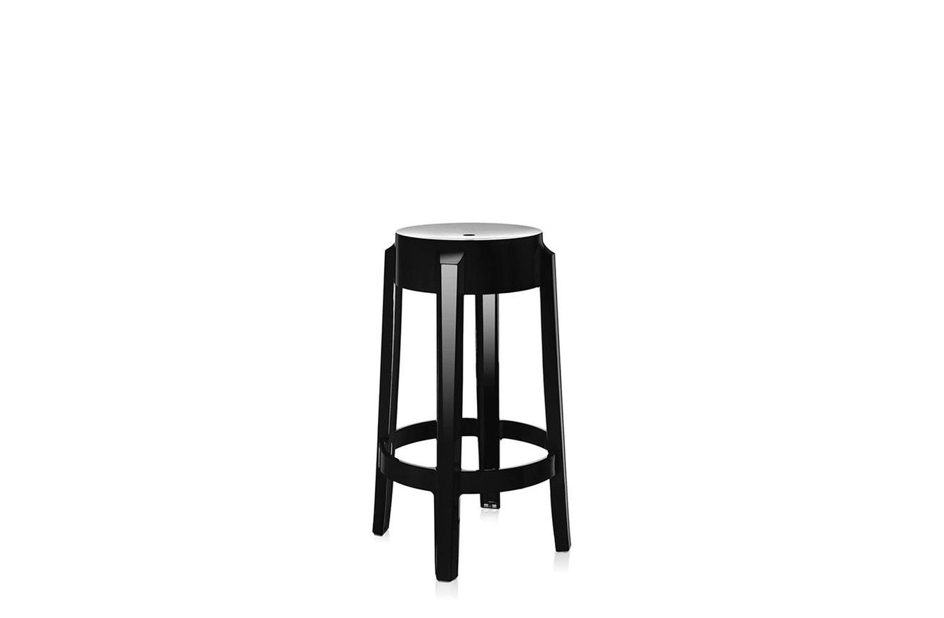 Charles Ghost Medium Stool-Kartell-Space Furniture AU
