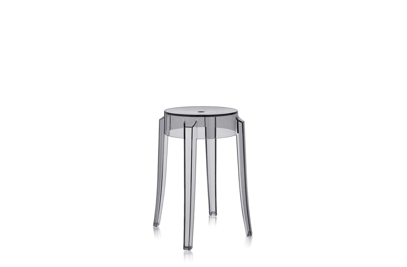 Charles Ghost Small Stool-Kartell-Space Furniture AU
