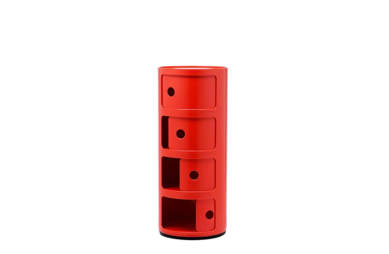 Componibili 4 Round Storage Unit-Kartell-Space Furniture AU

