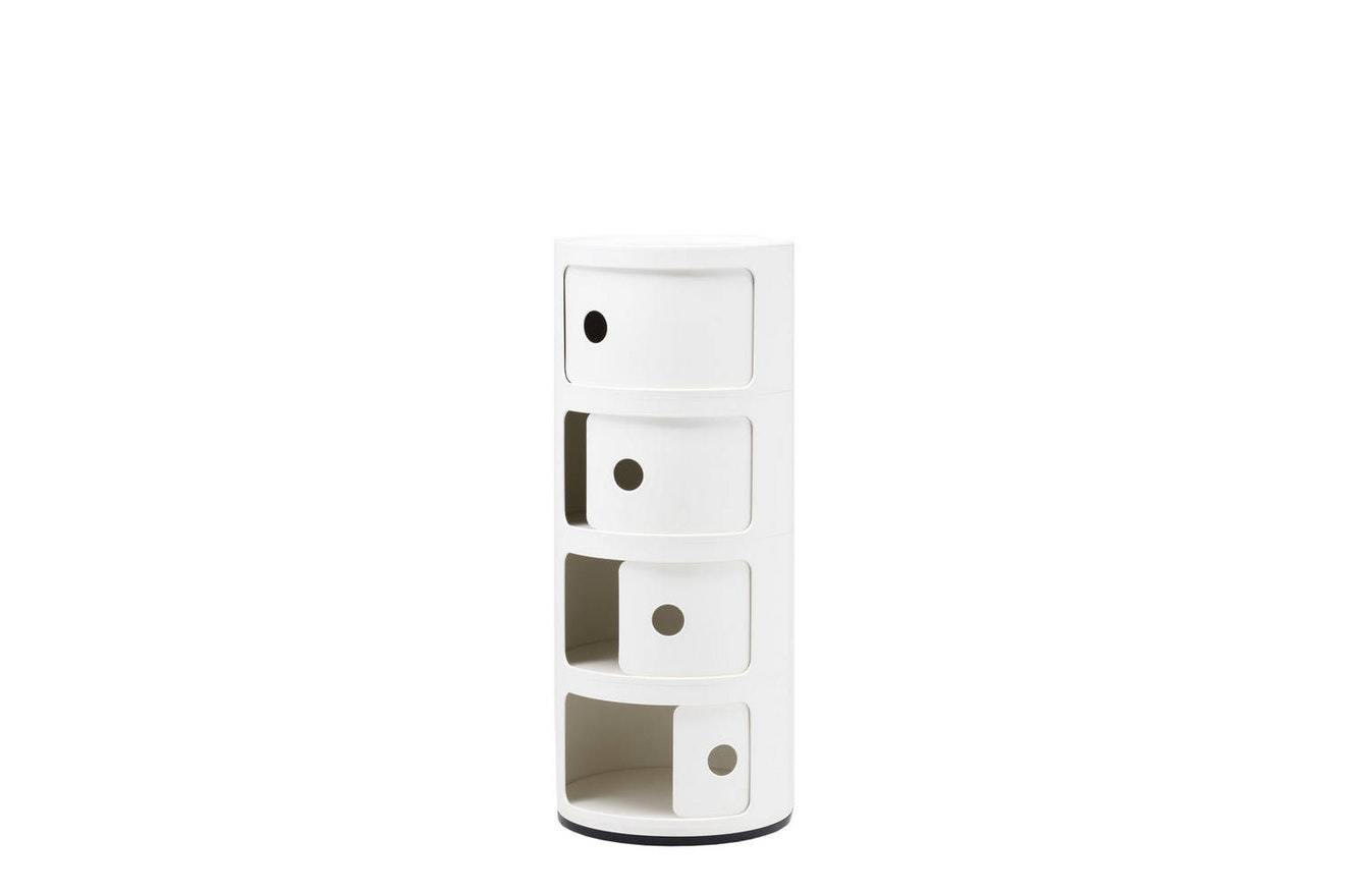 Componibili 4 Round Storage Unit-Kartell-Space Furniture AU
