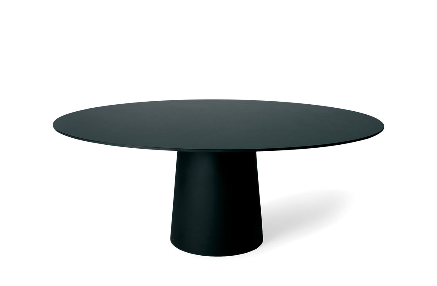 Container Table 7156 with HPL Round Top 160cm-Moooi-Space Furniture AU
