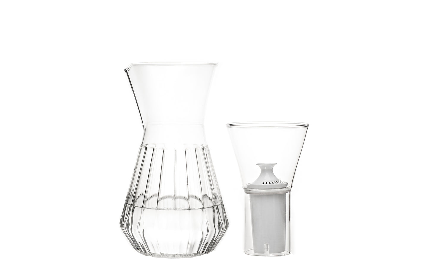 Fluted Talise Carafe-Fferrone-Space Furniture AU
