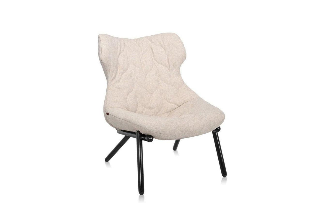 Black / TREVIRA Beige Fabric