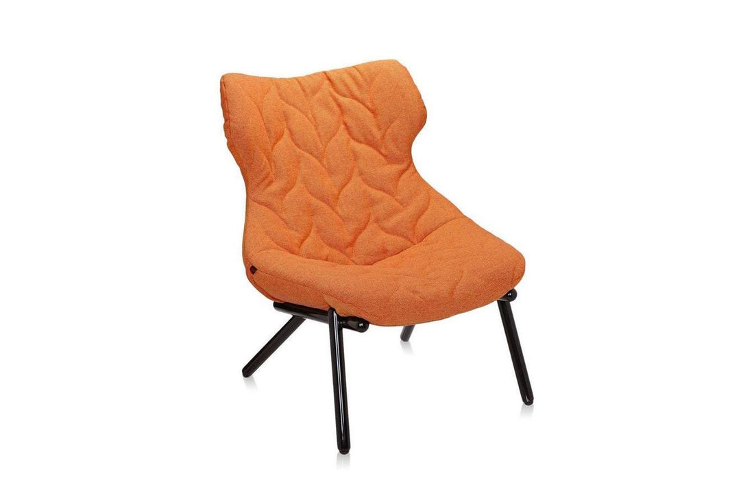 Black / TREVIRA Orange Fabric