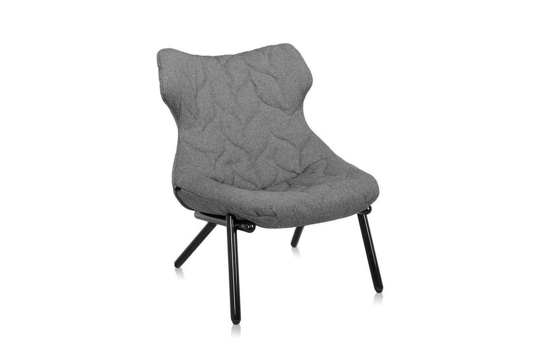 Black / TREVIRA Grey Fabric