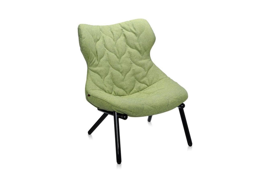 Black / TREVIRA Green Fabric