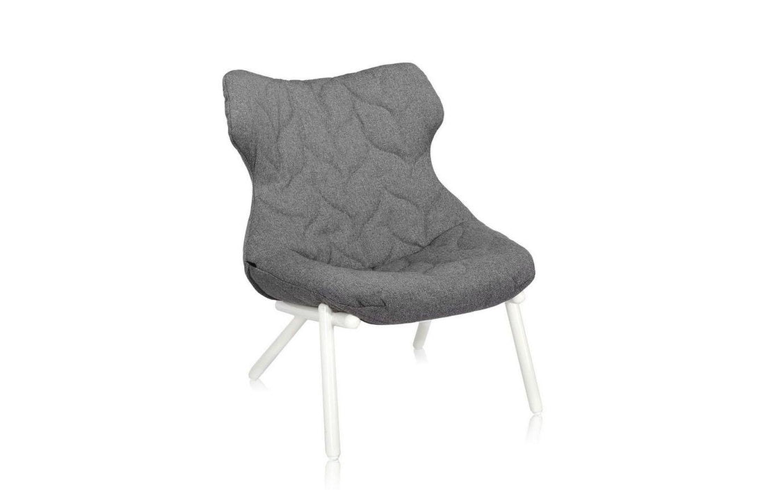 White / TREVIRA Grey Fabric