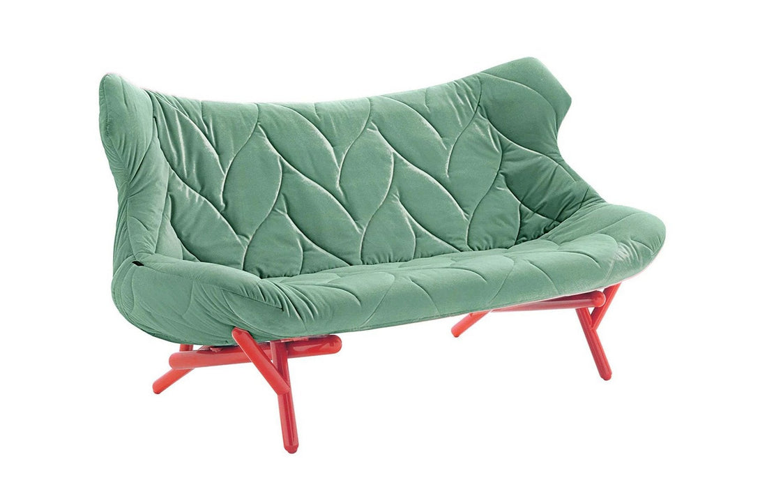 Velvet Forest Green / Red