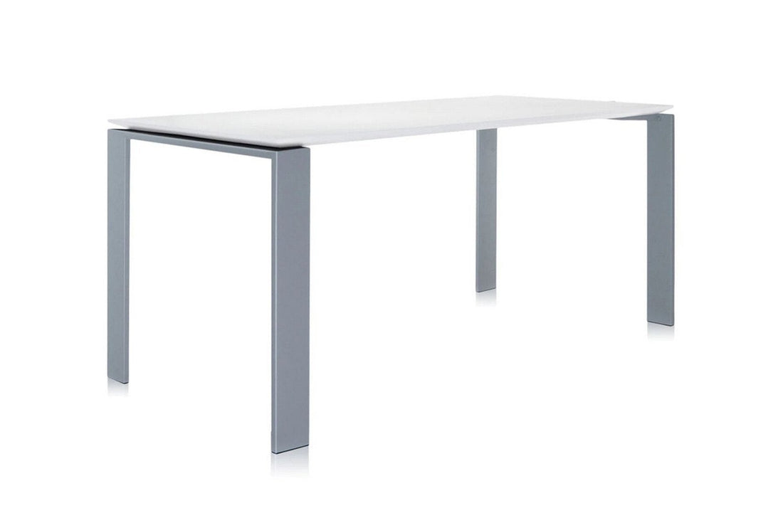 White Soft Touch/Aluminium