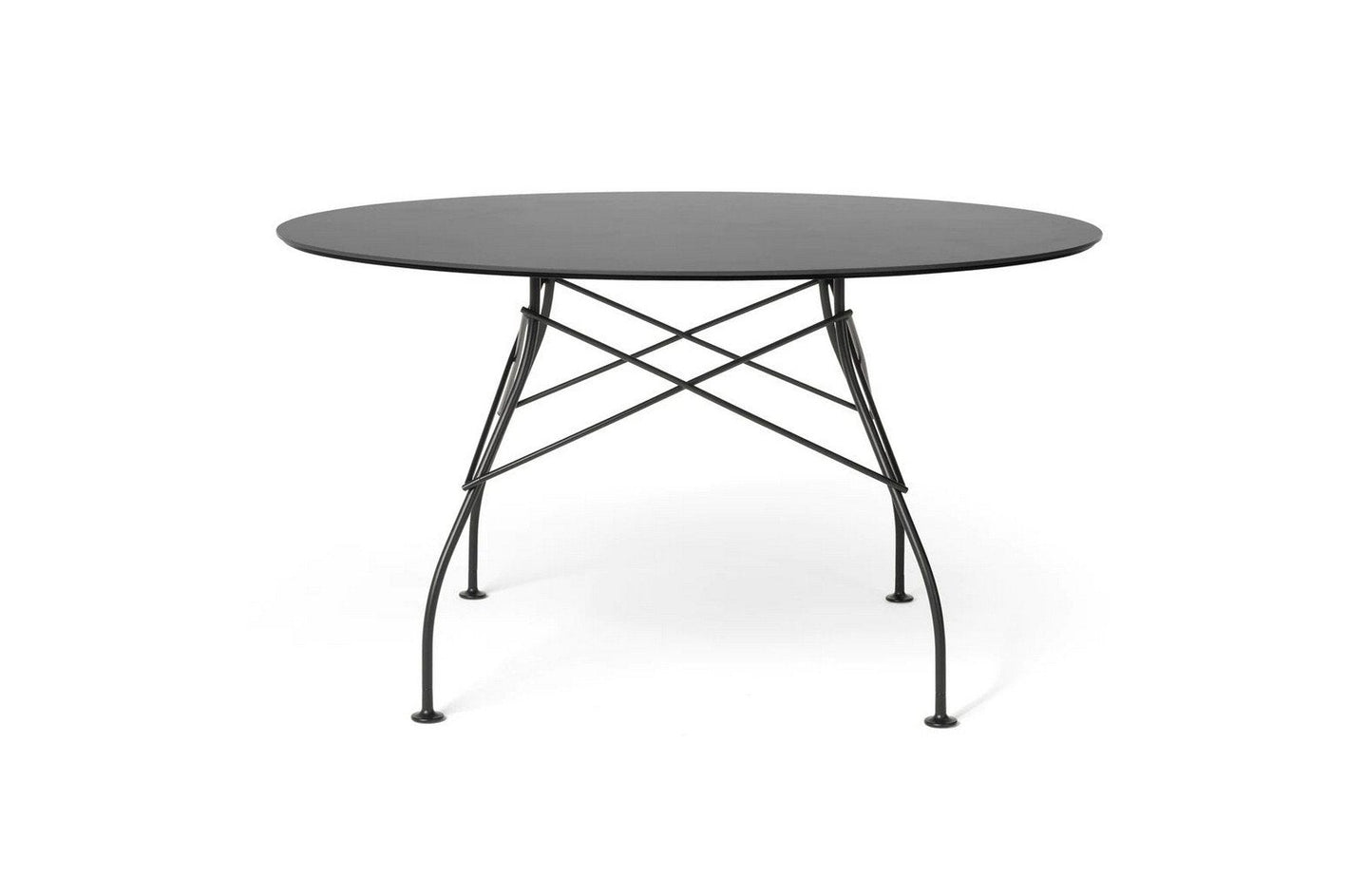Glossy Outdoor Round Table - Stoneware-Kartell-Space Furniture AU
