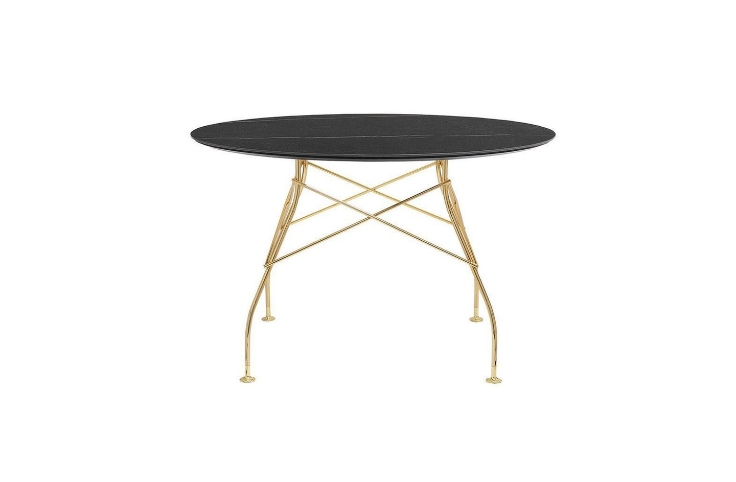 Glossy Small Round Table - Stoneware-Kartell-Space Furniture AU
