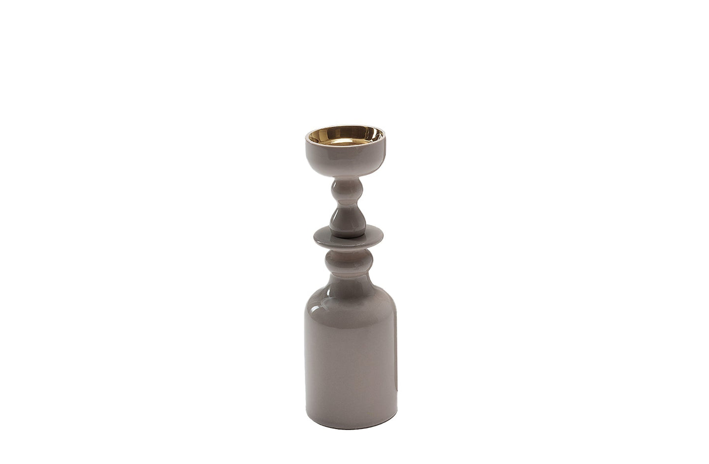 Issima! Candle Holder in Glossy Greyhound-Bosa-Space Furniture AU
