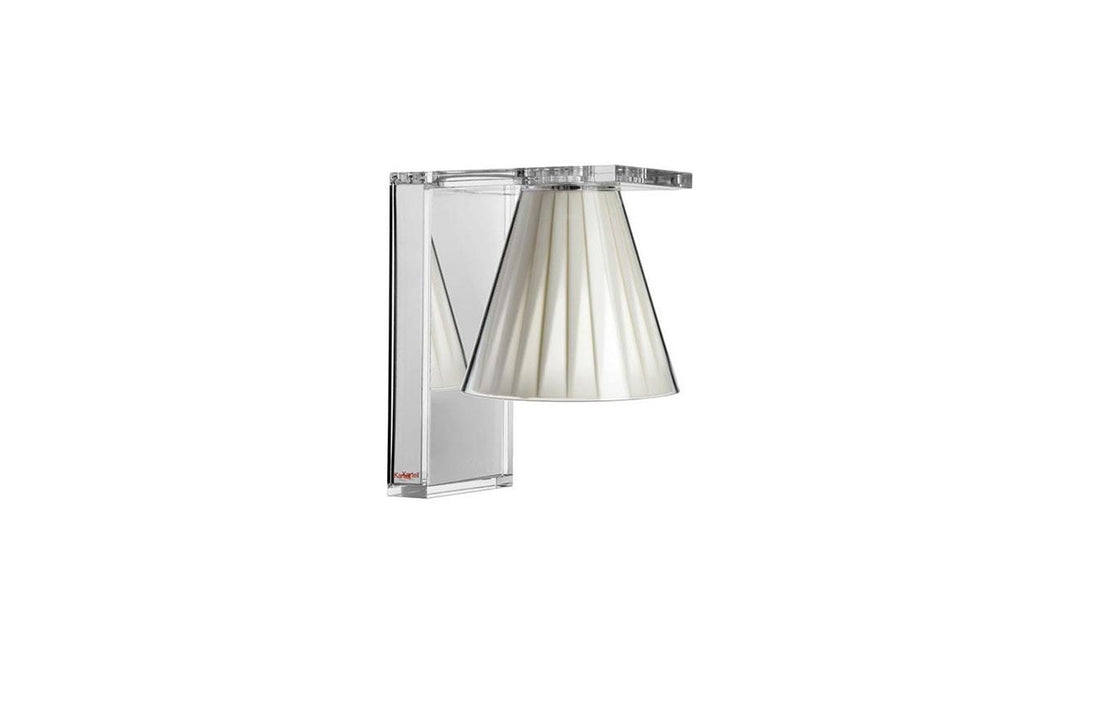 Transparent/Beige Plisse