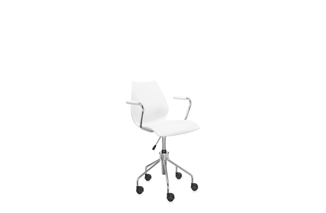 Maui Swivel Chair with Arms-Kartell-Space Furniture AU
