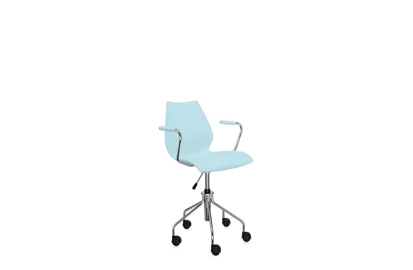 Maui Swivel Chair with Arms-Kartell-Space Furniture AU
