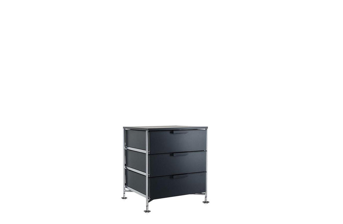 Mobil Chest of Drawers - 3 Containers - Feet-Kartell-Space Furniture AU