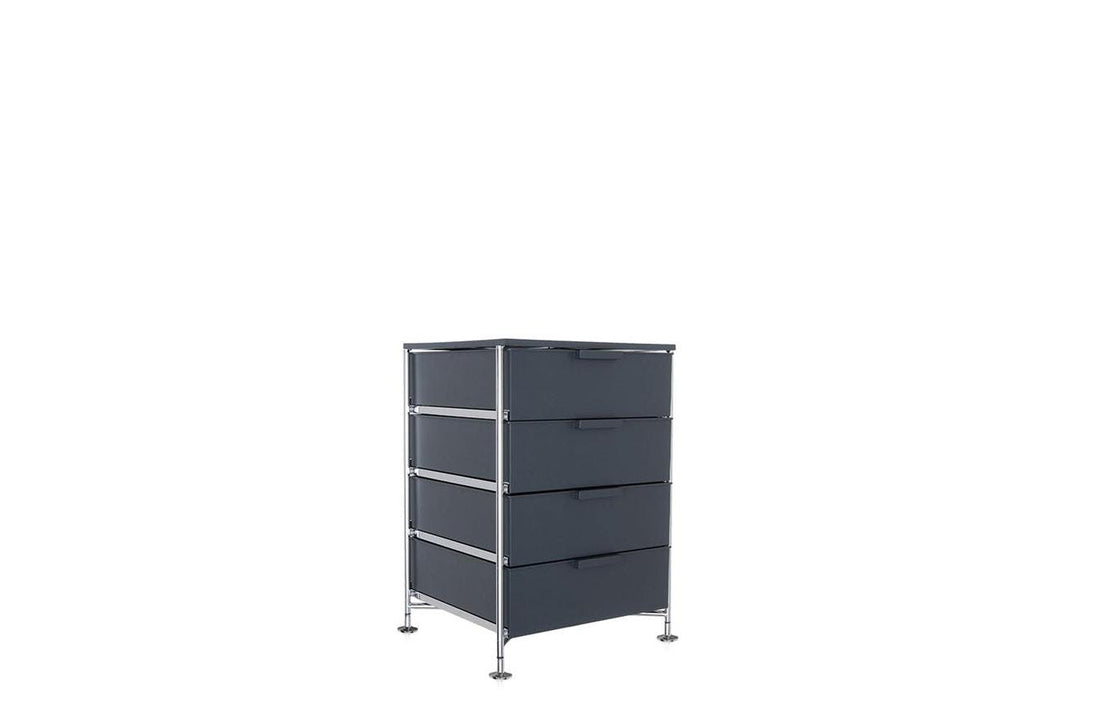 Mobil Chest of Drawers - 4 Containers - Feet-Kartell-Space Furniture AU