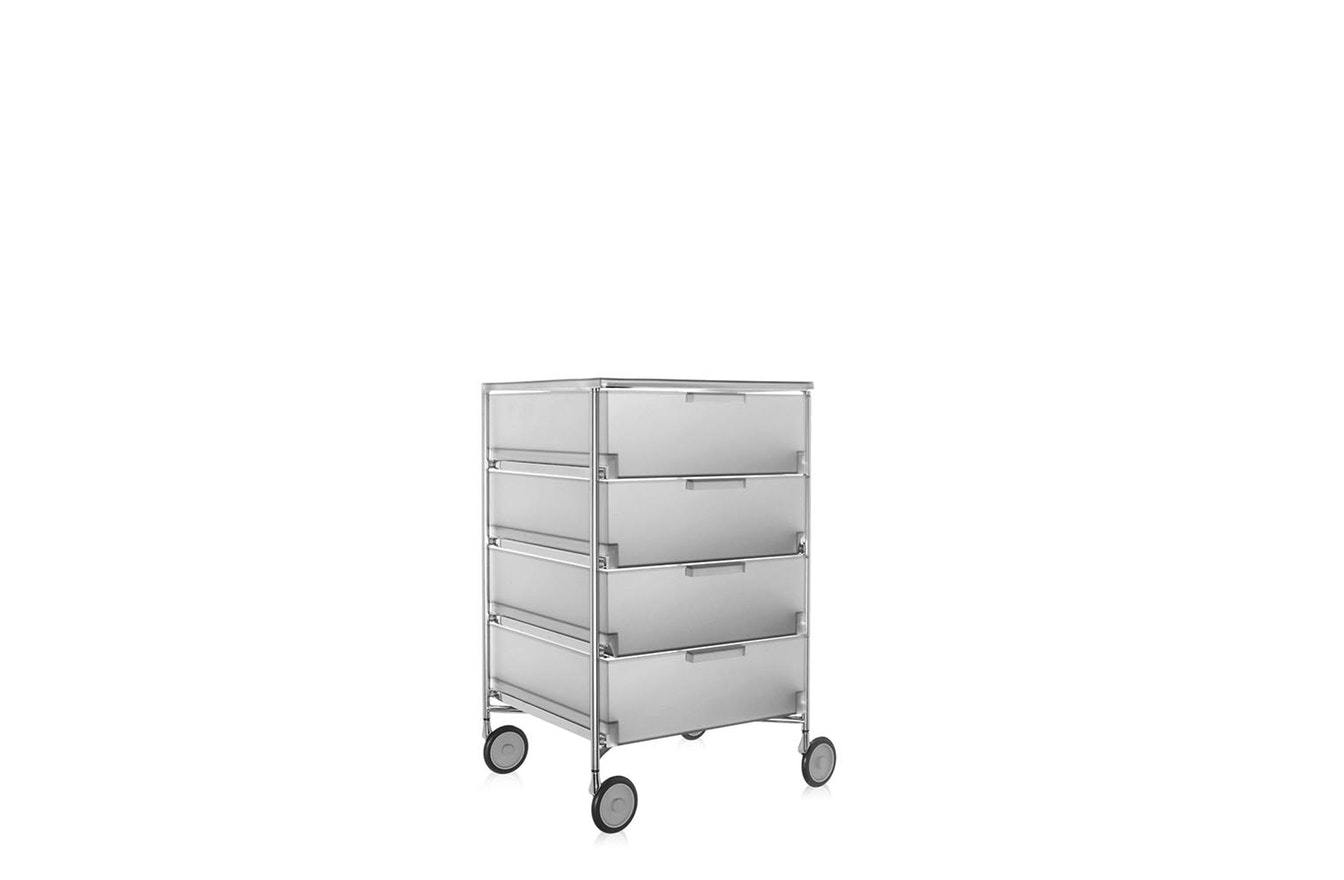 Mobil Chest of Drawers - 4 Containers - Wheels-Kartell-Space Furniture AU
